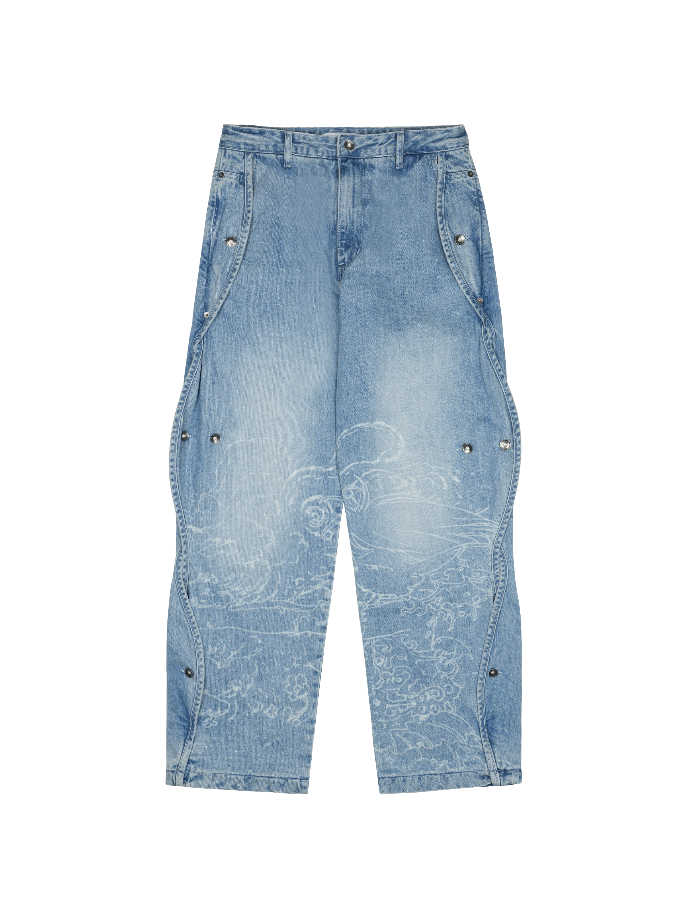 yumin ha × sansangear pants indigo SAN SAN X YUMINHA PANTS | SAN SAN GEAR