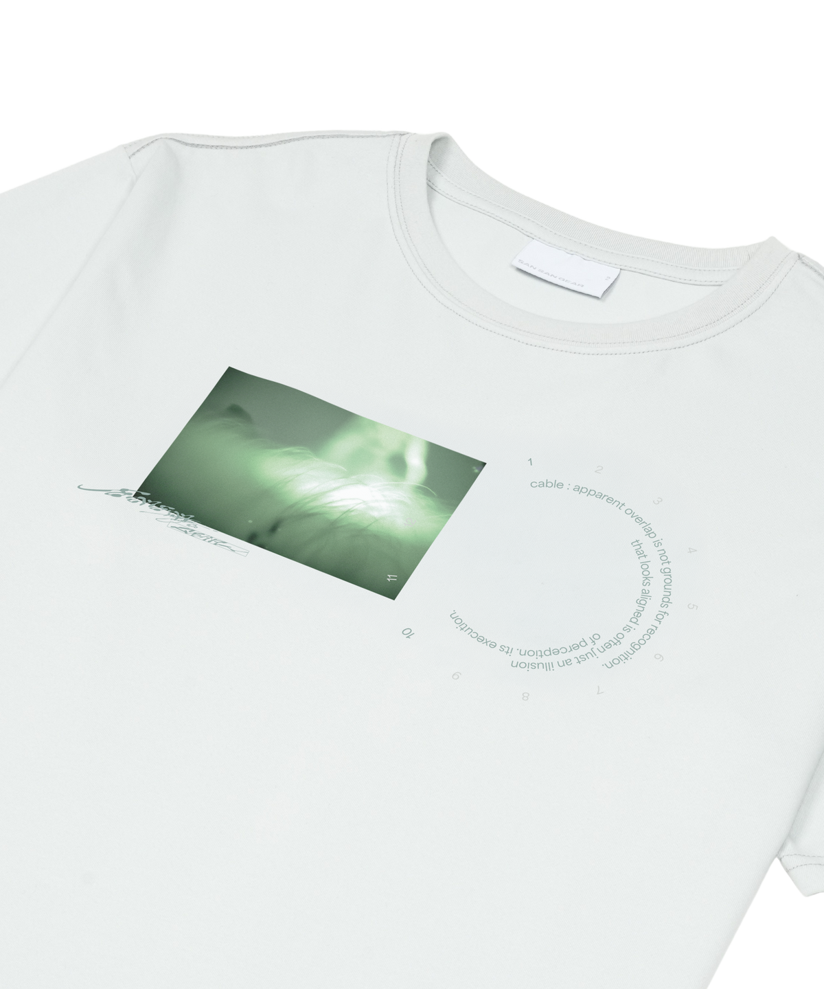 CROSSTALK T-SHIRT (SKY BLUE) - SAN SAN GEAR 산산기어