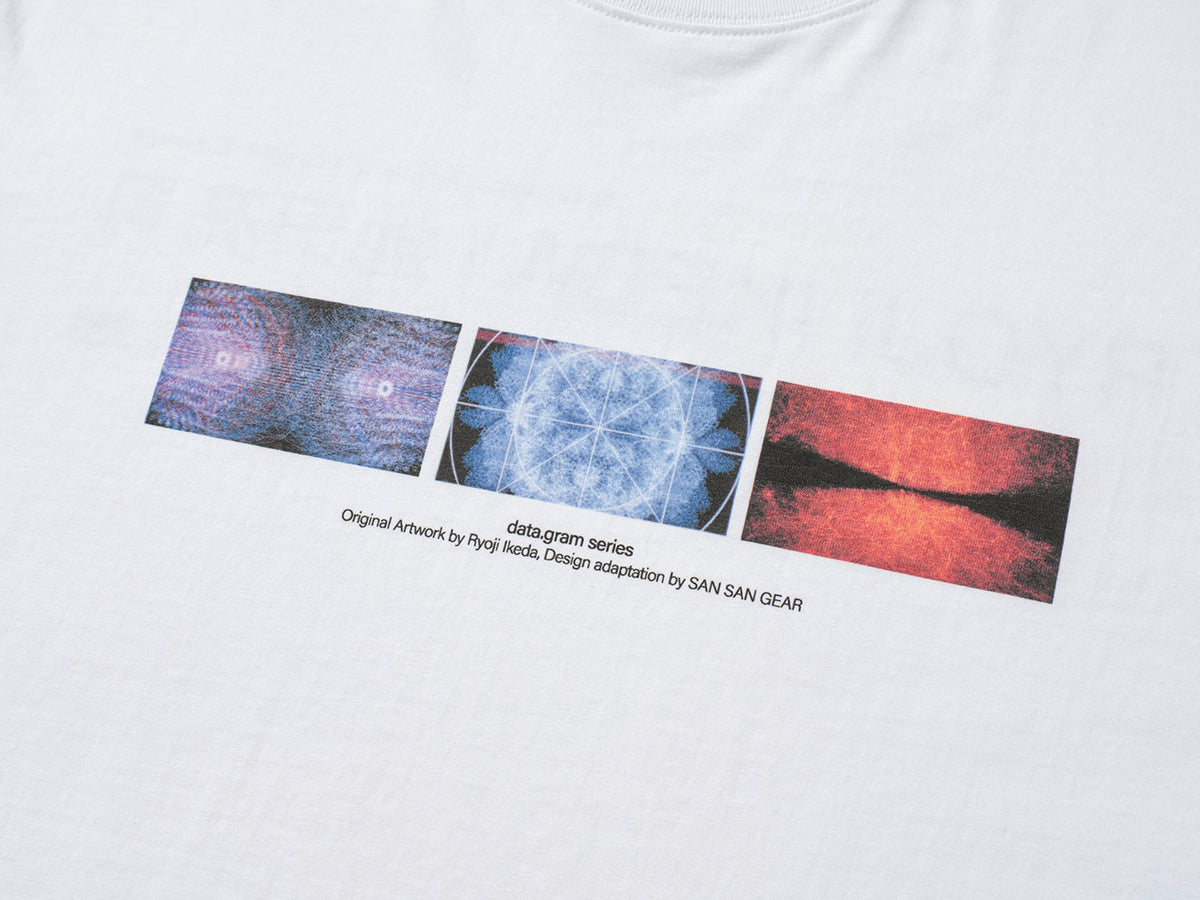 RYOJI IKEDA Data.gram Series T-SHIRT