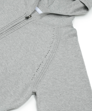 KNIT ZIP-UP HOODIE