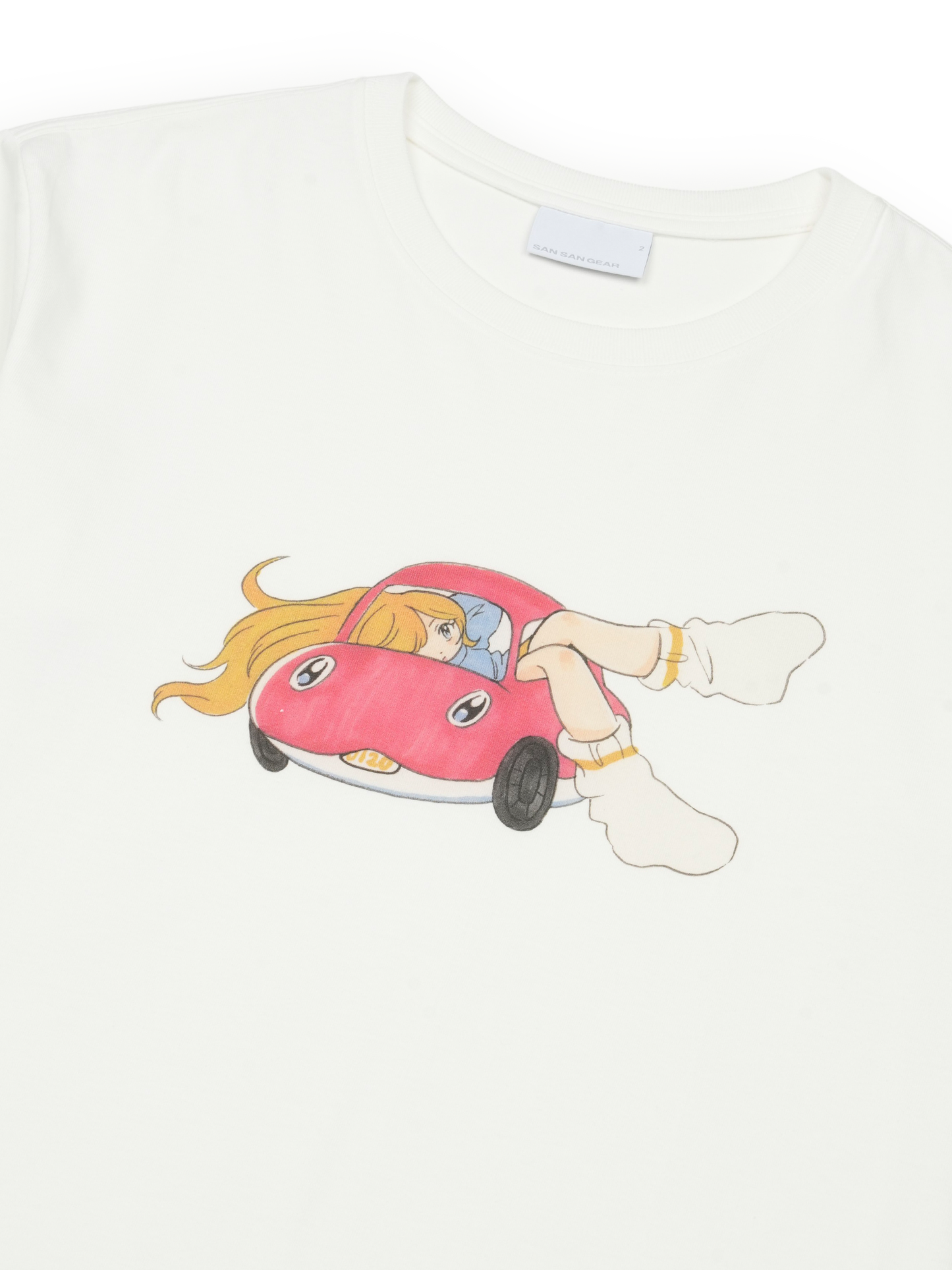 SAN SAN X YUMINHA KURUMA T-SHIRT