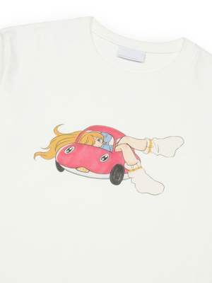 SAN SAN X YUMINHA KURUMA T-SHIRT