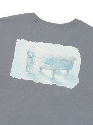 SAN SAN X YUMINHA PIANO T-SHIRT