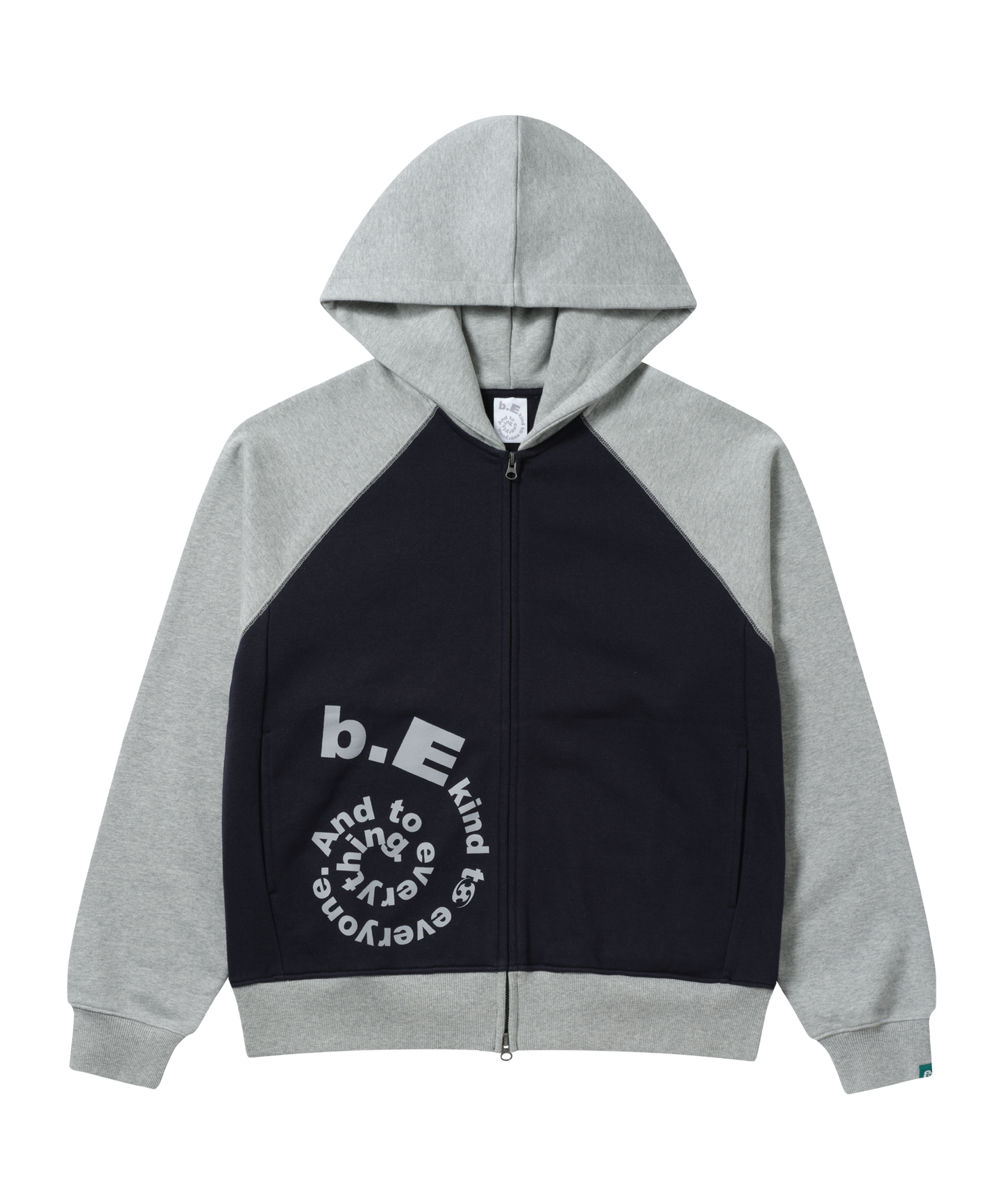 SAN SAN X b.E ZIP-UP HOODIE_25SS