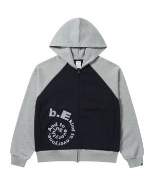 SAN SAN X b.E ZIP-UP HOODIE_25SS