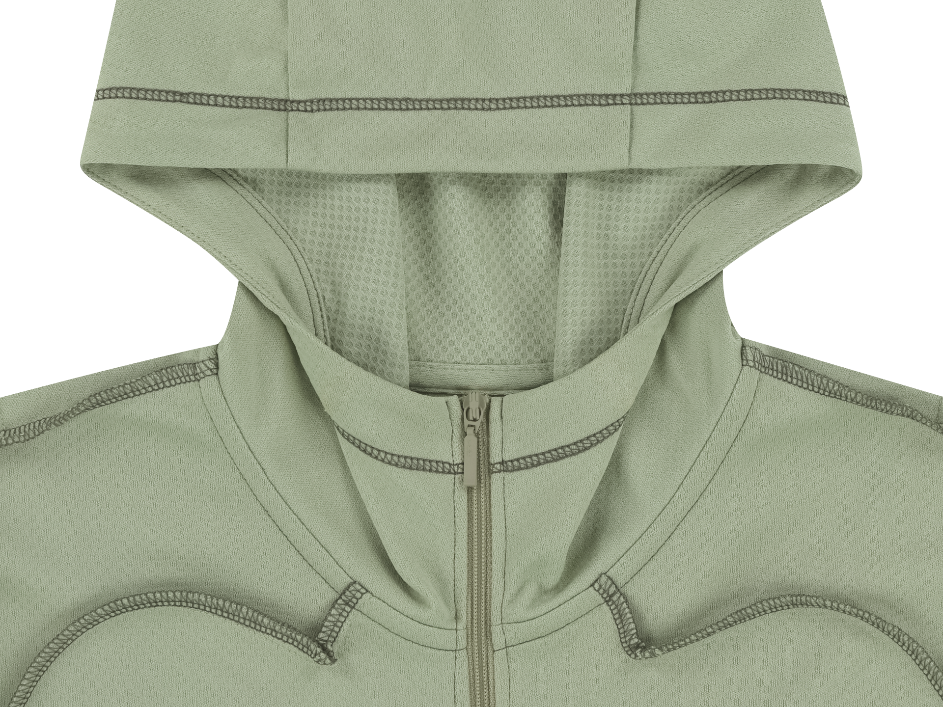 OVERLOCK MESH ZIP-UP_25SS