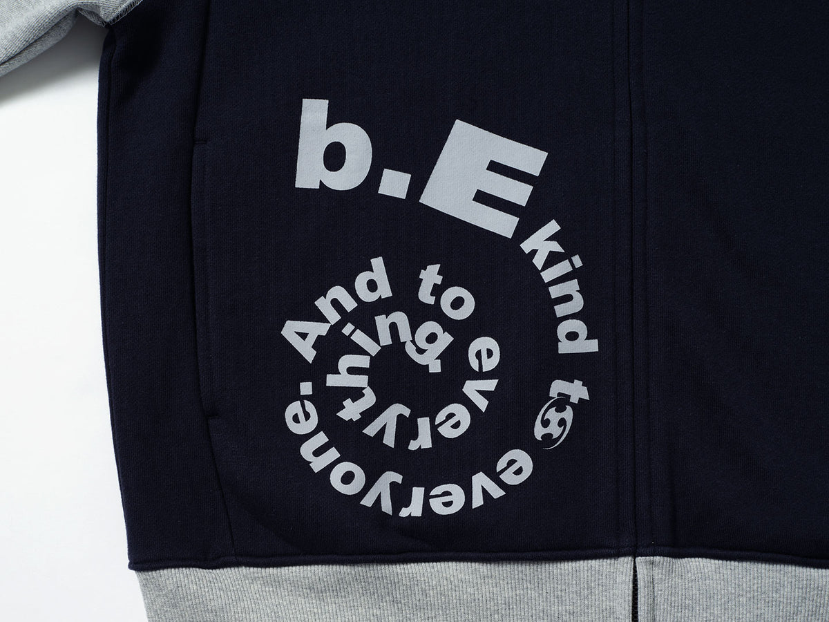 SAN SAN X b.E ZIP-UP HOODIE_25SS