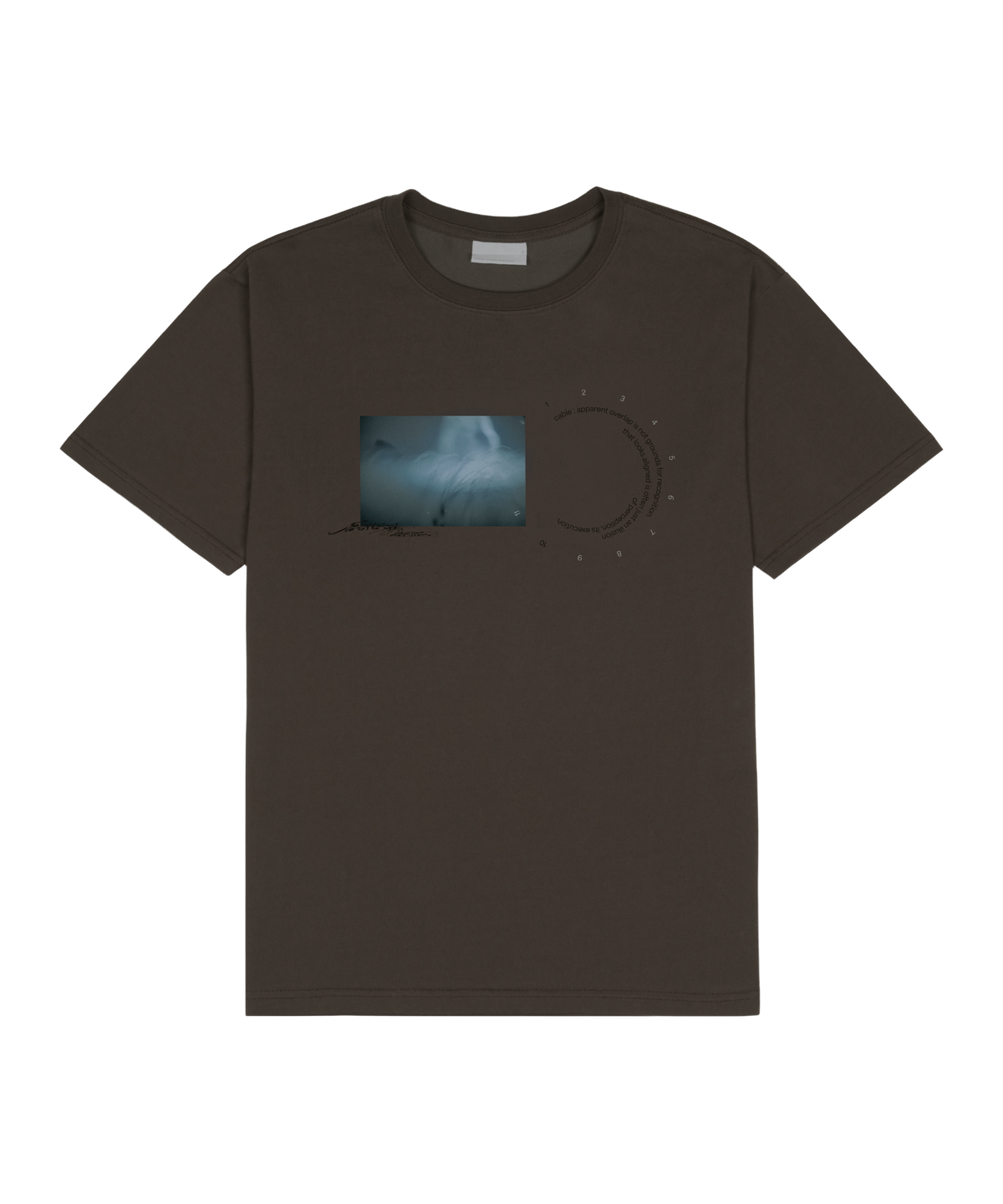 CROSSTALK T-SHIRT (BROWN) - SAN SAN GEAR 산산기어