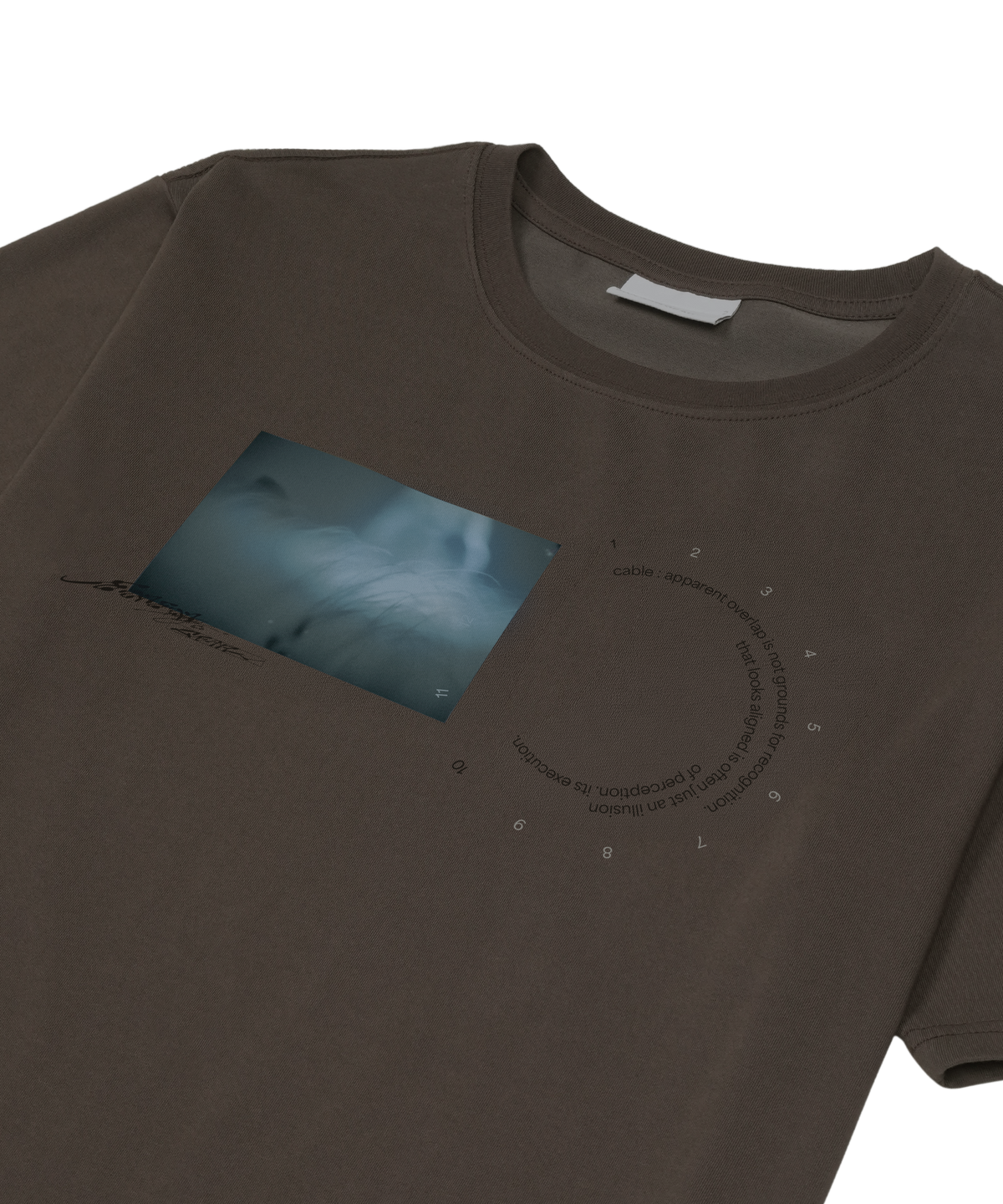 CROSSTALK T-SHIRT (BROWN) - SAN SAN GEAR 산산기어