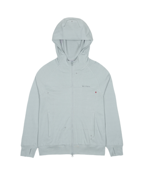 SAN SAN I NOTHING ZIP-UP HOODIE (SKY BLUE) - SAN SAN GEAR 산산기어