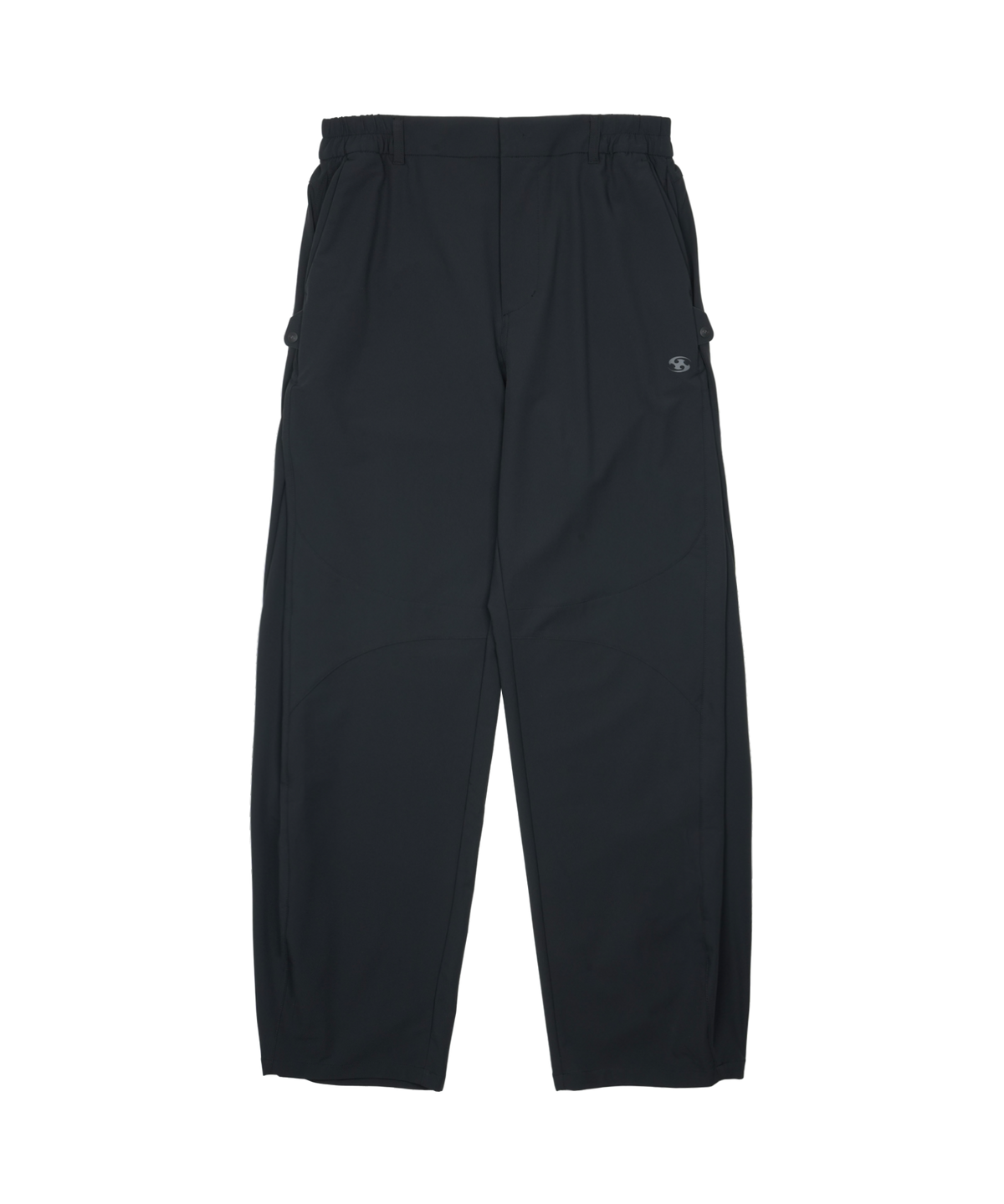 SIDE SNAP PANTS BLACK