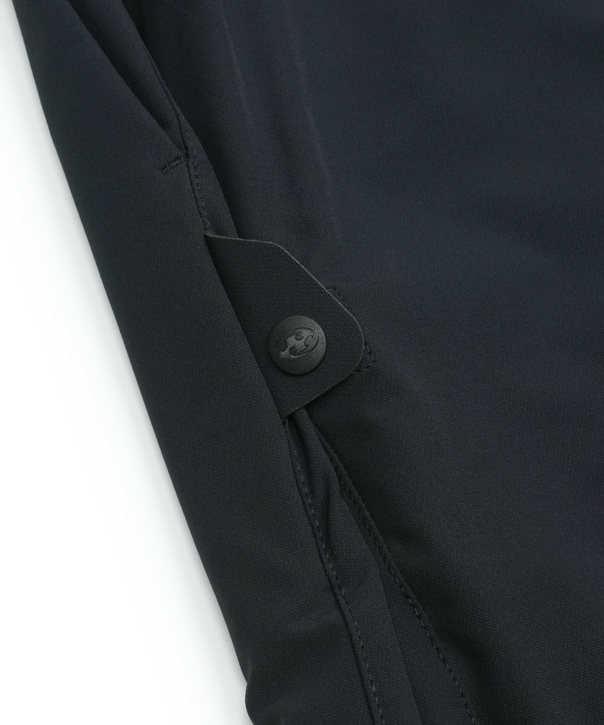 SIDE SNAP PANTS BLACK