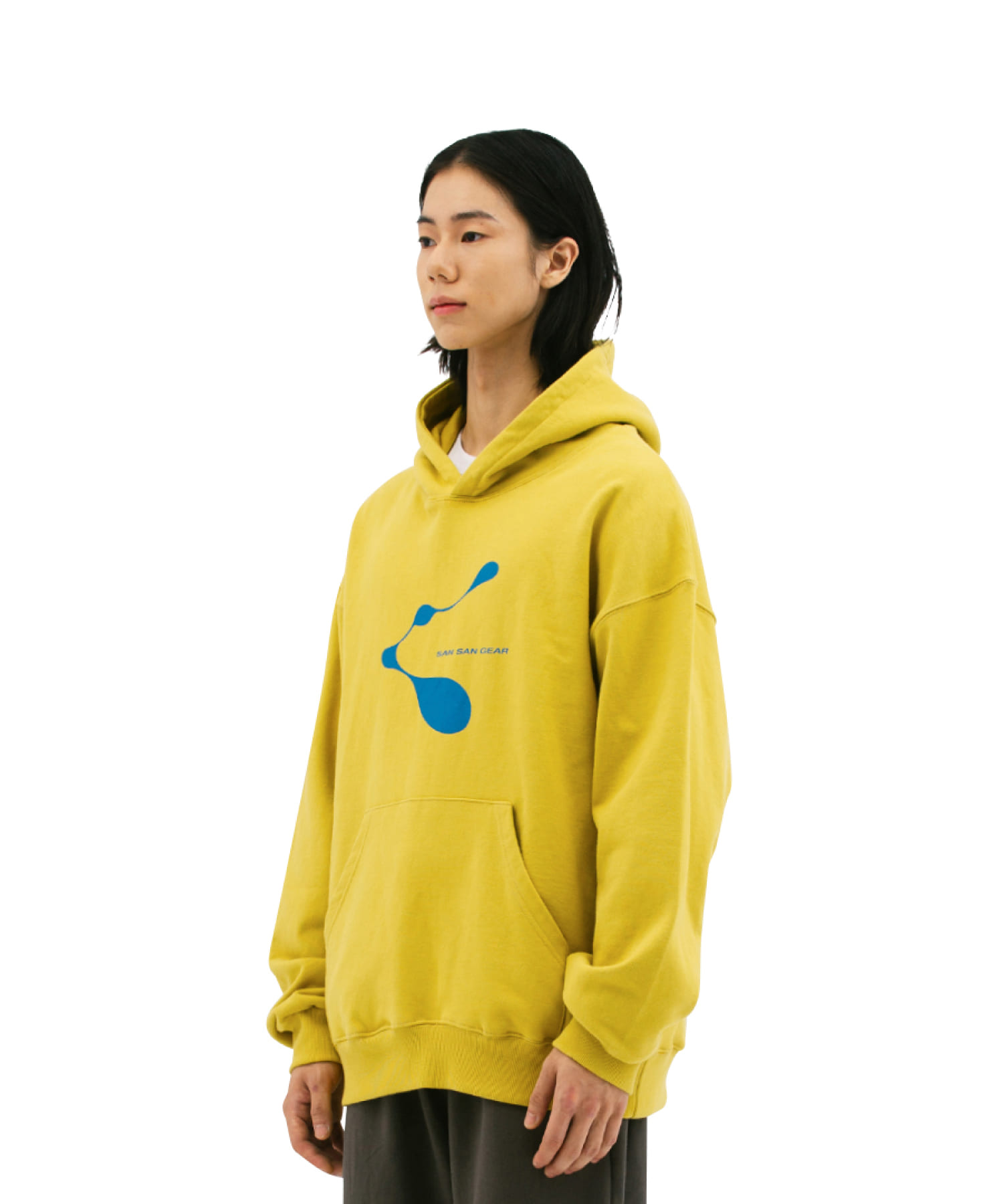 22FW CELL HOODIE MUSTARD
