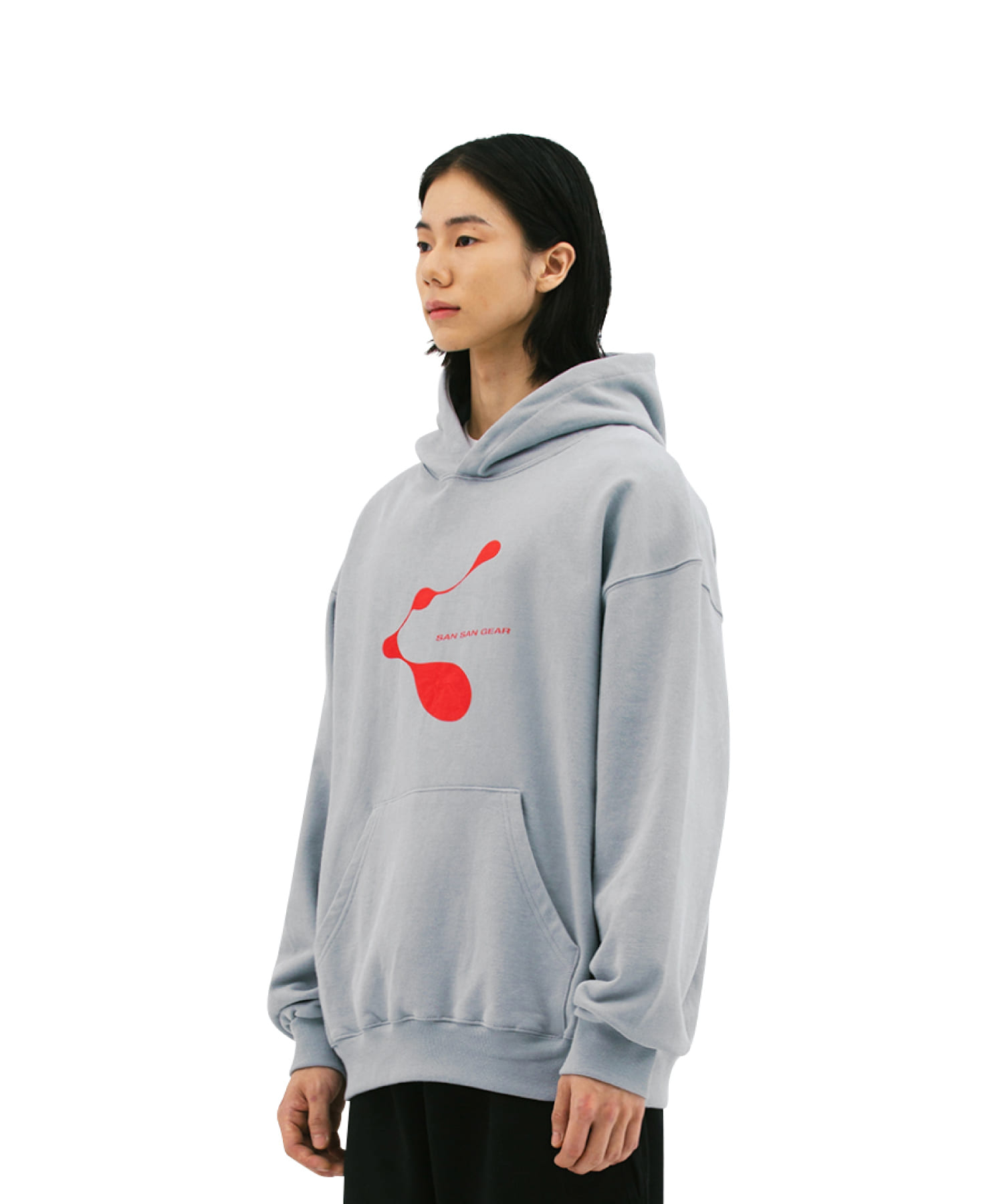 22FW CELL HOODIE LIGHT GREY